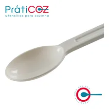 Colher Concava Para Caldeirão 45cm 150º Cabo Branco Foto mini 3