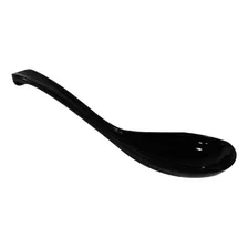 Colher De Sopa Em Melamina/plástico 17 Cm Preta 10 Unidades Foto mini 2