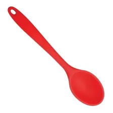 Colher Em Silicone Um Lindo Utensílio Para Sua Cozinha Cor Vermelho Cor do cabo Vermelho Foto  mini 1