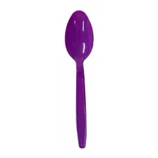 Colher Embalada 1 A 1 Roxa Forte Para Açai C/ 250 Reforçada Foto mini 1