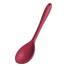 Colher Para Arroz Silicone Vermelha Euro Home Foto  mini 1