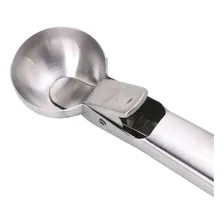 Colher Para Sorvete Com Ejetor Articulado Aço Inox 20cm Foto mini 3