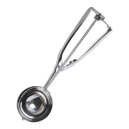 Colher Pegador De Sorvete Inox Com Extrator De Bolas 6cm Foto 1