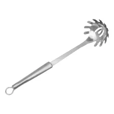 Colher Pegador Macarrão Espaguete Cozinha Em Aço Inox Grande Foto  mini 1