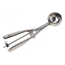 Colher Sorvete 5cm Inox Com Extrator 22cm Chefline 50201 Foto mini 1