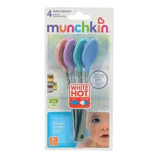 Colheres Termo Sensíveis Inox Kit Com 4 Munchkin Foto  mini 1