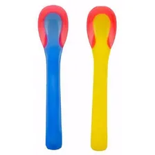 Colheres Termosensíveis Azul, Amarelo E Vermelho - Ibimboo Foto  mini 1