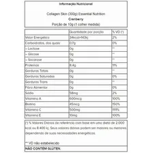 Collagen Skin New 300g - Essential Nutrition Sabor Cranberry Foto mini  3