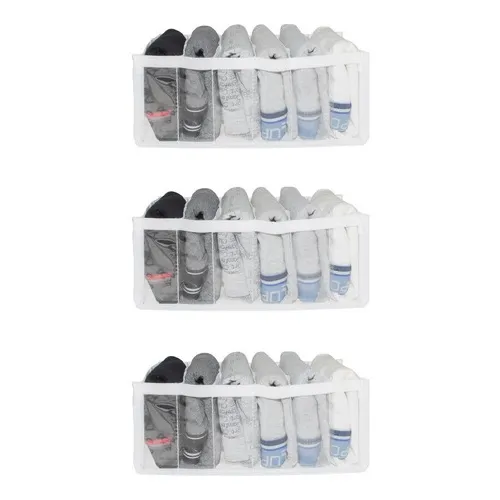 Colmeia Organizadora De Gavetas Branco Separadores -  Kit 3 Foto 1