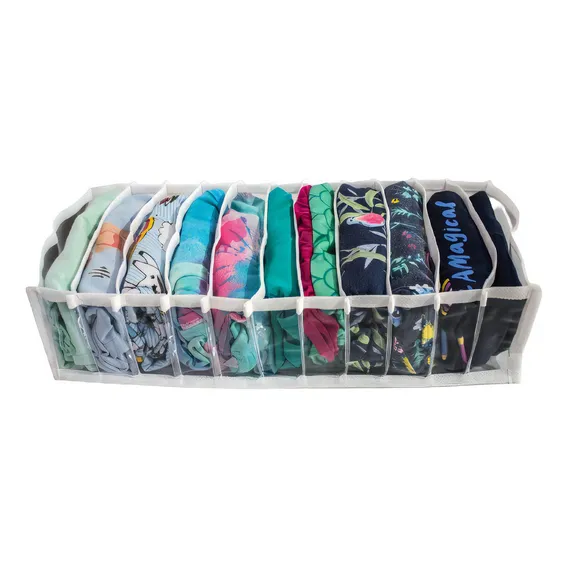 Colmeia Organizadora Gaveta Roupas Calcinha Bebe Pijamas 11 Nichos 38x15x10 Foto 1