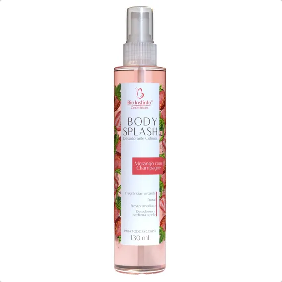 Col么nia Body Splash Refrescante Gourmand Bio Instinto 130ml Foto 1