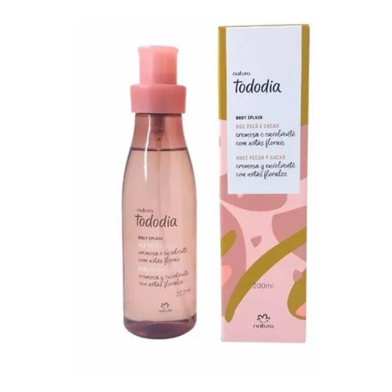 Colônia Noz Pecã E Cacau Spray Natura Fem Tododia - 200ml Foto 1