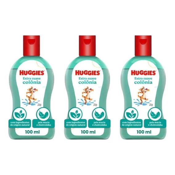 Colonia Huggies 100ml-kit C/3un Foto 1