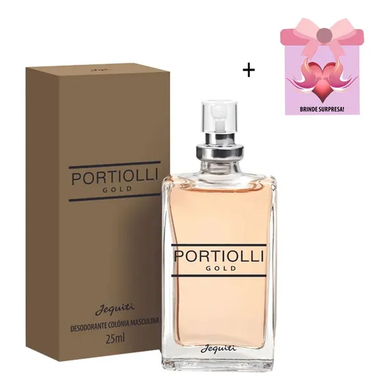 Colônia Jequiti Portiolli Gold 25ml Foto 1