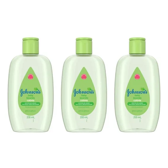 Colonia Johnsons Baby 200ml Lavanda - Kit Com 3un Foto 1