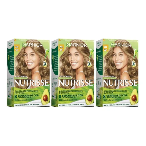 Coloraçao Nutrisse 70 Louro Natural-kit C/3un Foto 1