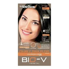 Coloração Creme Bio-v 5.0 Castanho Claro - Vita Derm Foto mini  3