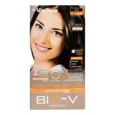 Coloração Creme Bio-v 5.0 Castanho Claro - Vita Derm Foto  mini 1