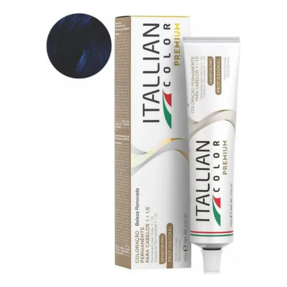 Coloração Itallian Color 60g Cb - Corretor Azul Foto 1