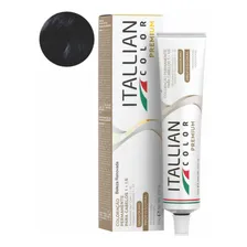 Coloração Itallian Color 60g Profissional Tom 2.1 - NB - PRETO AZULADO Foto mini  2