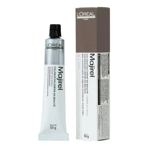 Coloração Majirel Profissional Loreal 50g Todas As Cores Tom 6,13 Louro Escuro Acobreado Acinzentado Foto 1