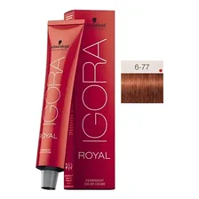 Coloração Schwarzkopf Igora Royal Tintura 60g Louro Escuro 6-77 Foto mini 2