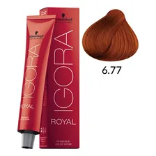 Coloração Schwarzkopf Igora Royal Tintura 60g Louro Escuro 6-77 Foto mini 4