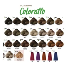 Coloração Sem Amônia Coloratto Itallian 60g Profissional Nome 0.40 Hot Orange Tom 0.66 Foto mini 2