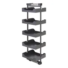 Coluna Alta Organize 5 Bandejas 240 x 1450 a 1750 x 480mm Foto  mini 1