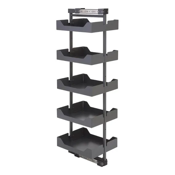 Coluna Alta Organize 5 Bandejas 240 x 1450 a 1750 x 480mm Foto 1