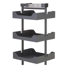 Coluna Alta Organize 5 Bandejas 240 x 1450 a 1750 x 480mm Foto mini  3