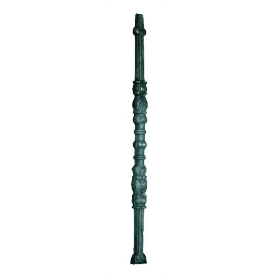 Coluna Ferro Fundido N05 Para Grade Sacada Varanda 80x06cm Foto 1