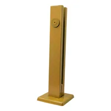 Coluna Torre 30cm Aço Inox Guarda Corpo - (( Dourada)) Foto mini 3