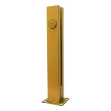 Coluna Torre 30cm Aço Inox Guarda Corpo - (( Dourada)) Foto mini 4