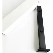 Coluna Torre Pinça Em Aço Inox Preto 40 Cm Para Vidro Foto mini 4