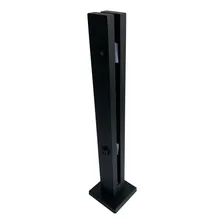 Coluna Torre Pinça Em Aço Inox Preto 40 Cm Para Vidro Foto mini 1