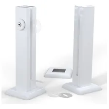 Coluna Torre Pinça Inox 30 Cm Inox Branco Foto mini 1