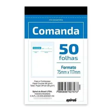 Comanda De Pedidos Para Restaurante Lanchonete Kit 10 Blocos Foto  mini 1