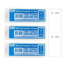 Comanda Dois Corpos Numerada Kit C/10 Talões 100fls Tilibra Foto  mini 1