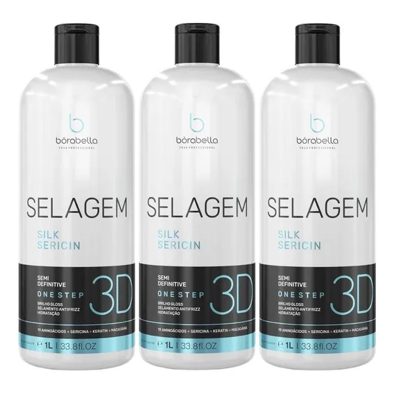 Combo 03 Selagem Orgânica Borabela0%formol 1000ml Foto 1