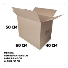 Combo 10 Caixas De Papelão Para Mudanças G 60x40x50 Foto mini  2