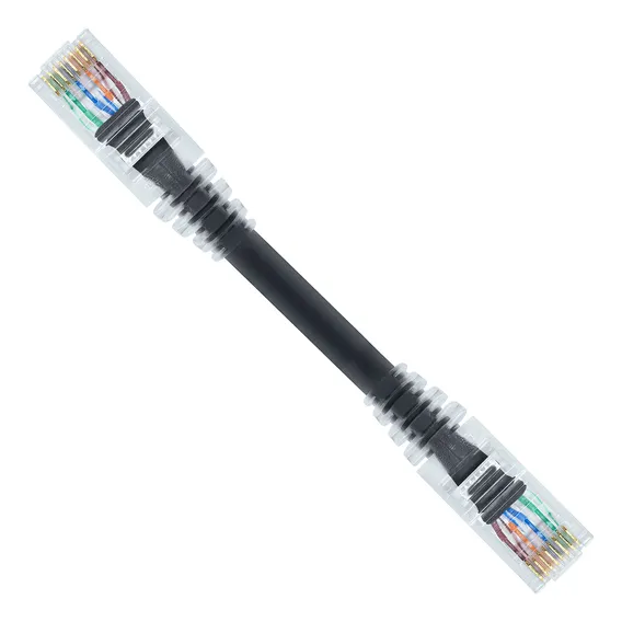 Combo 10 Patch Cord Pequeno Cat6 Utp Giga 15 Centímetros Pt Foto 1