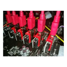 Combo 12 X Travas Clip Fixação Pci-e Riser Mineração Rig Foto mini  3
