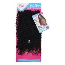 Combo 2 Cabelos Cacheado Para Mega Hair Em Crochet - Rubi Cor Castanho Médio Cor 4 Foto mini  2
