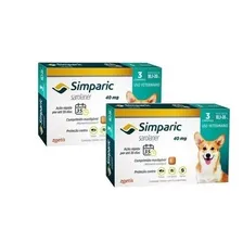Combo 2 Caixas Simparic 40 Mg 10 A 20 Kg 6 Comprimidos Foto mini 1