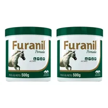 Combo 2 Furanil 500g Pomada Antimicrobiano Caes Gatos Equino Foto  mini 1
