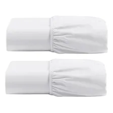 Combo 2 Lençois Avulso Casal Queen Com Elástico Cor Branco Foto mini  2