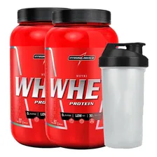 Combo 2 Nutri Whey Isolado Concentrado Protein Coqueteleira Foto  mini 1