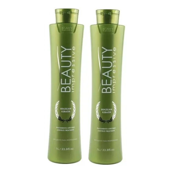 Combo 2 Trat. Antifrizz Beauty Impressive Brazilian Keratin Foto 1