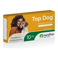 Combo 2 Unidades Top Dog Vermífugo 10 Kg - 4 Comprimidos Foto  mini 1